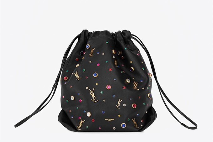 サンローラン新作バッグ「テディ」巾着＆チェーンバッグの2WAY仕様