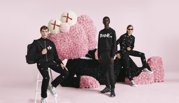 ディオール、キム・ジョーンズによるメンズ新作 - KAWSの“BEE”モチーフ