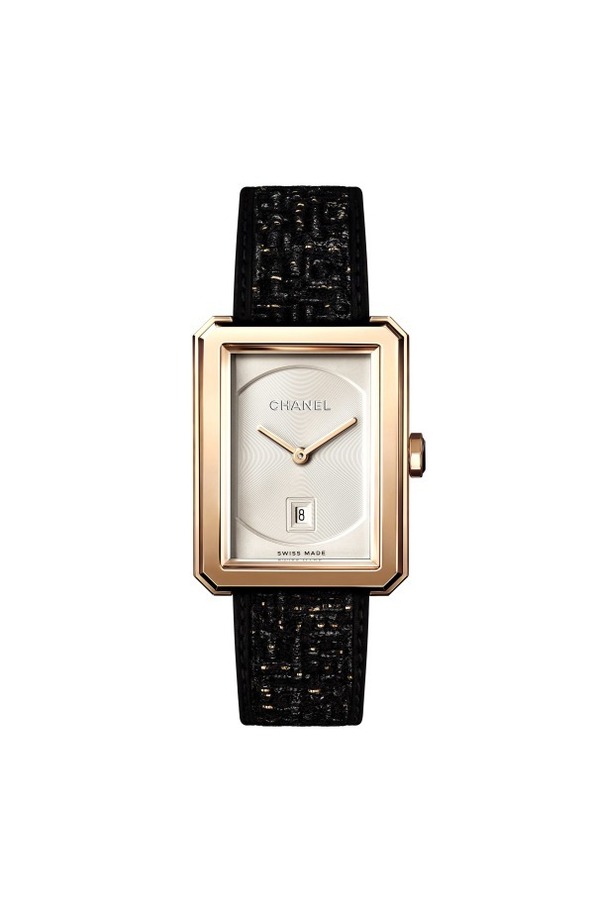 シャネルの腕時計「ボーイフレンド」から“ツイード”をフィーチャーした