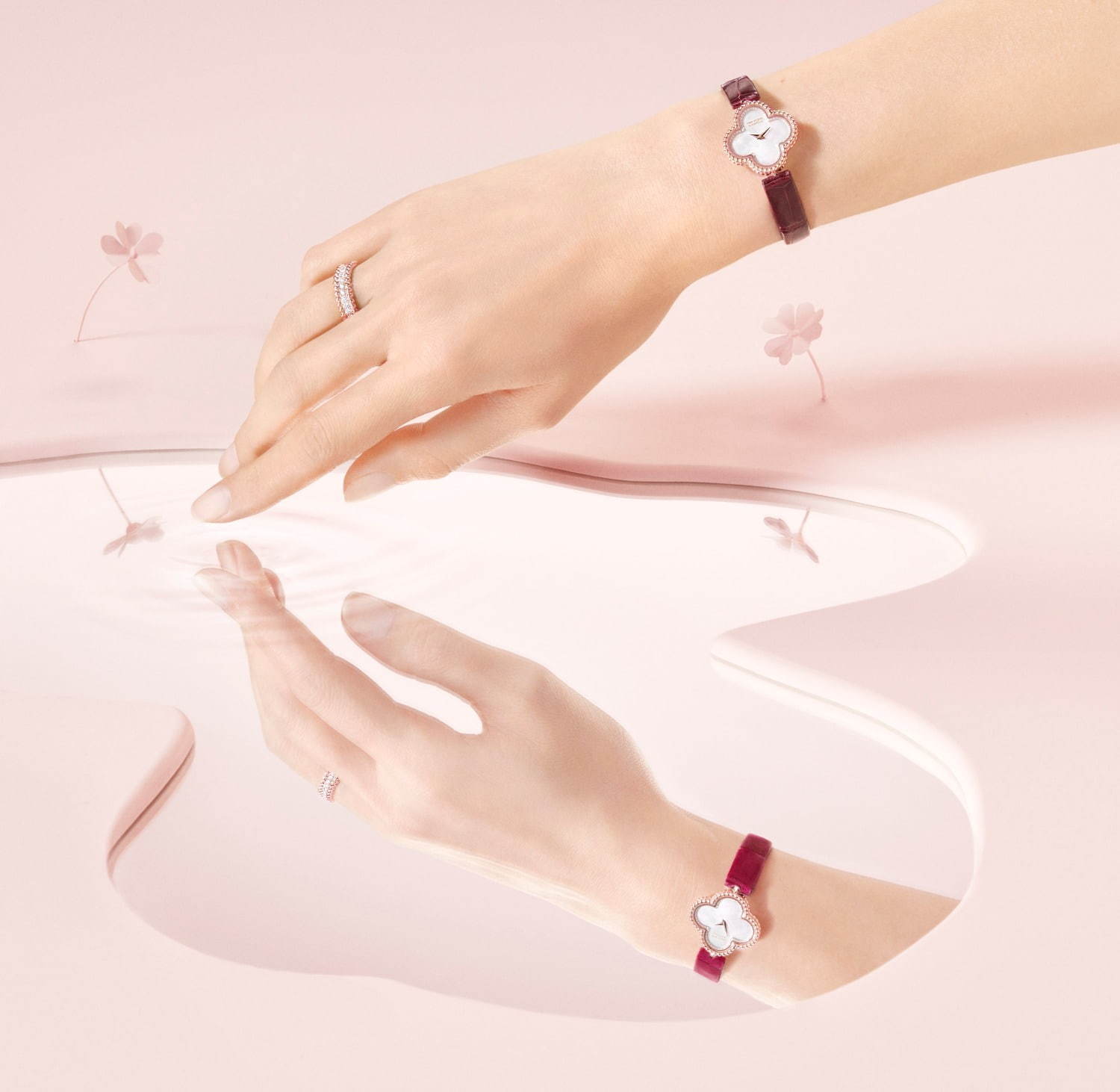 ヴァン クリーフ＆アーペル「スウィート アルハンブラ」新作腕時計