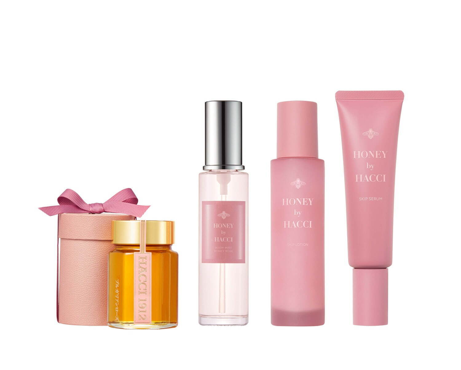 HONEY BY HACCI限定スキンケアキット＆ピンクのはちみつ洗顔石けんが