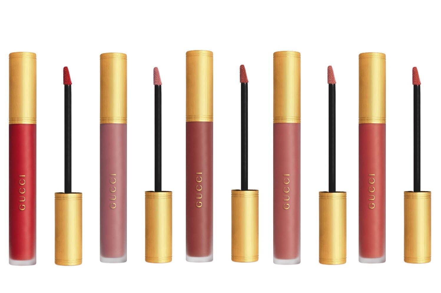 グッチ ビューティ初リキッドリップは“サンセット”の空色を表現、新作