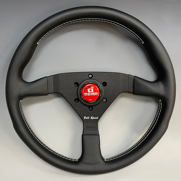 ステアリング ハンドル MOMO モモステ 350mm ディープコーン 当時物