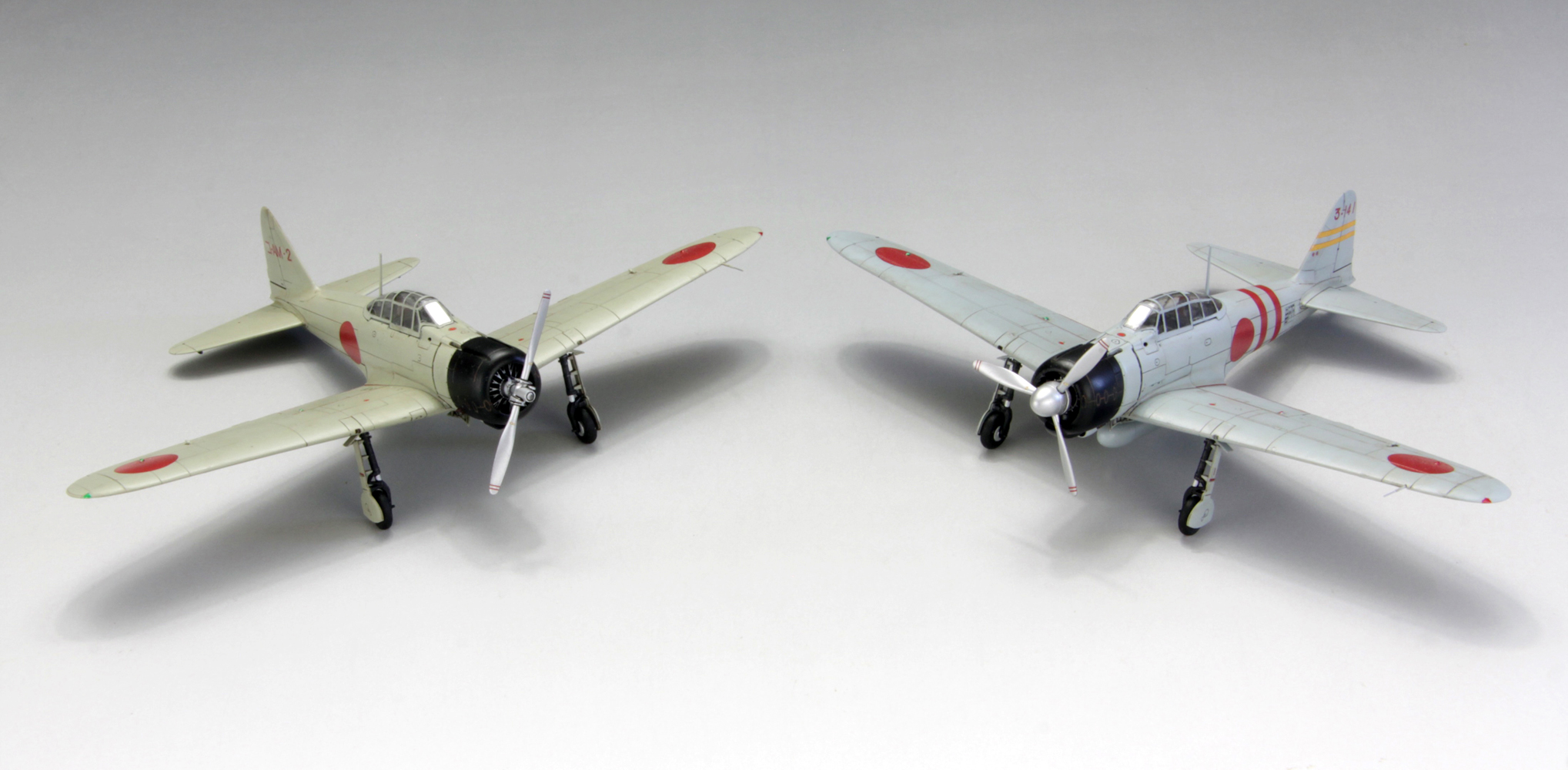 1/72十二試＆零戦11型 2機セット
