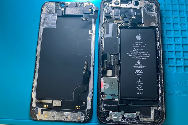 iPhone12mini(A2398)海水に水没して起動しなくなった本体の水没復旧