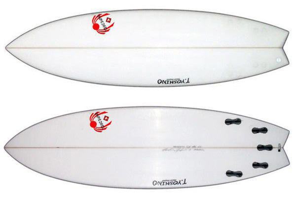 ワイドフィッシュテール小波モデル/ヨシノシェイプサーフボード