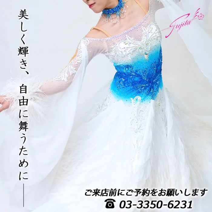 Vesa 社交ダンスドレス フェザー付き Vesa 社交ダンスドレス フェザー付き