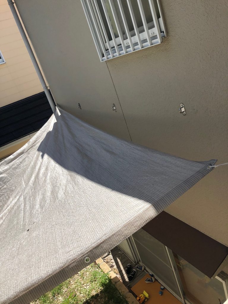 タープ、シェードの効果！ | フクダ・ロングライフデザイン｜福田工務