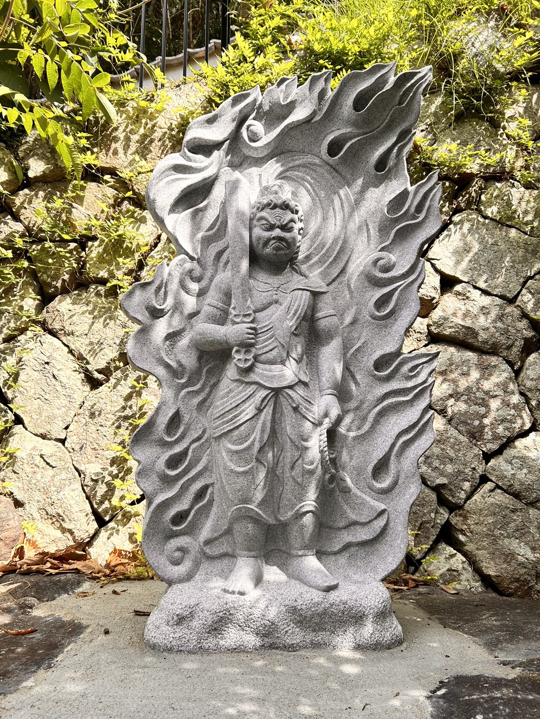 不動明王像【奈良県】｜福田石材店 大阪 柏原市 藤井寺市 三郷町