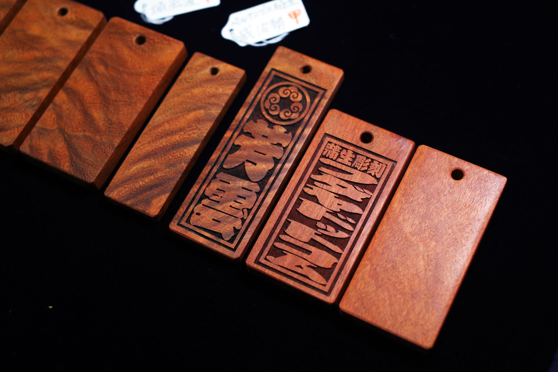 ペルナンブコ 極杢 威波勢（イナセ） 木札 pernambuco [四丁だるま]