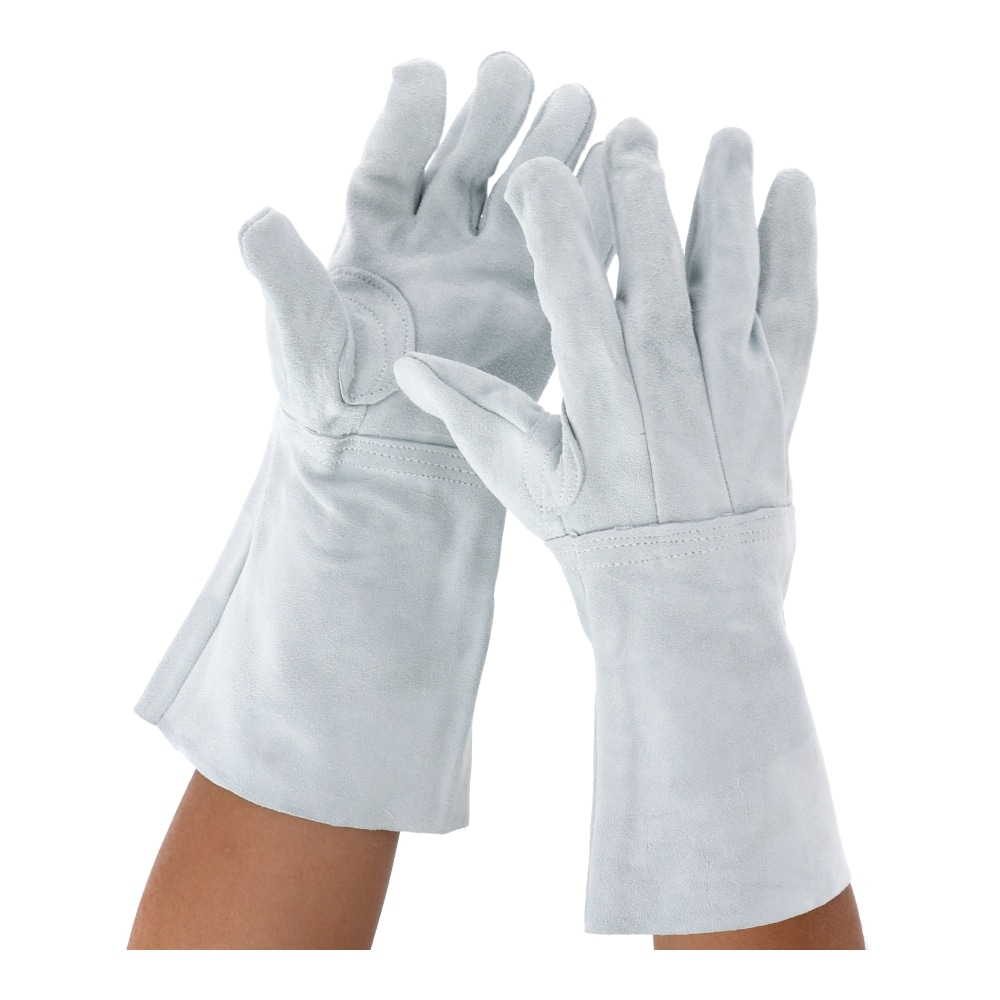 PROACT 牛床革手袋 溶接用ロング フリーサイズ: 作業用品・ワーク