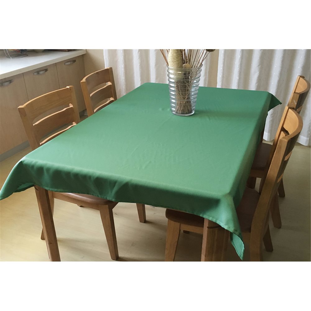 撥水テーブルクロス 約120×150cm グリーン(グリーン): 家具