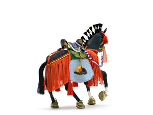 五月人形 / 粟生穂洲 / 奉書馬6号 黒毛 – 人形の鯉徳 オンラインショップ