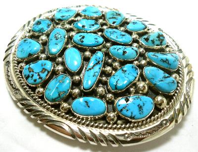 Tommy Moore作 インディアンジュエリー・バックル