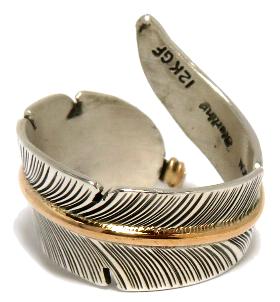 John Nelson （ジョンネルソン）作の フェザー型のリング