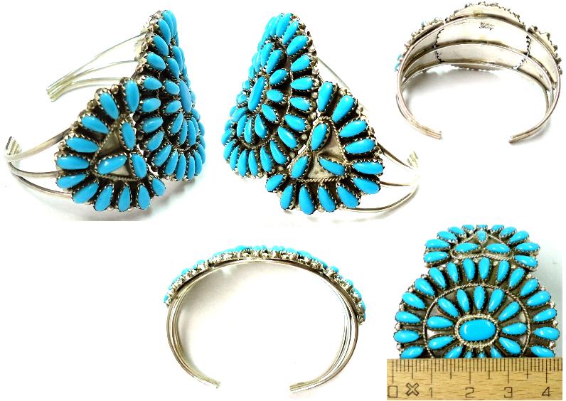 インディアンジュエリー ズニ族のブレスレット・バングル