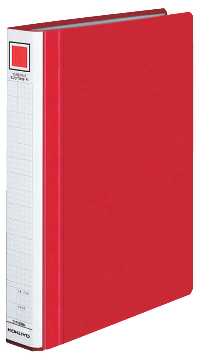チューブファイルA4縦 30mm300枚収容2穴緑｜文具｜コクヨ