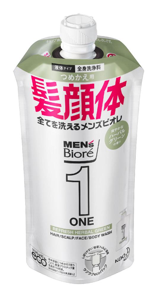 花王 メンズビオレONE オールインワン全身洗浄料 ハーバルグリーン