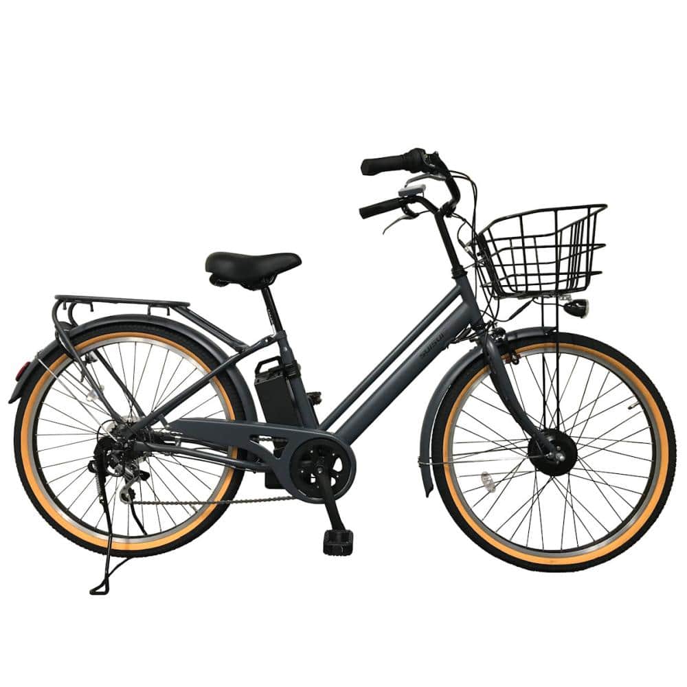 電動アシスト自転車 SUISUI（スイスイ） 20インチ ブラウン の