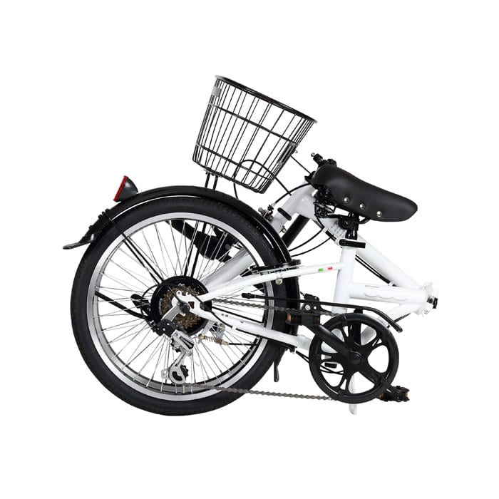 FIAT 折りたたみ自転車 ホワイト FDB206 の通販