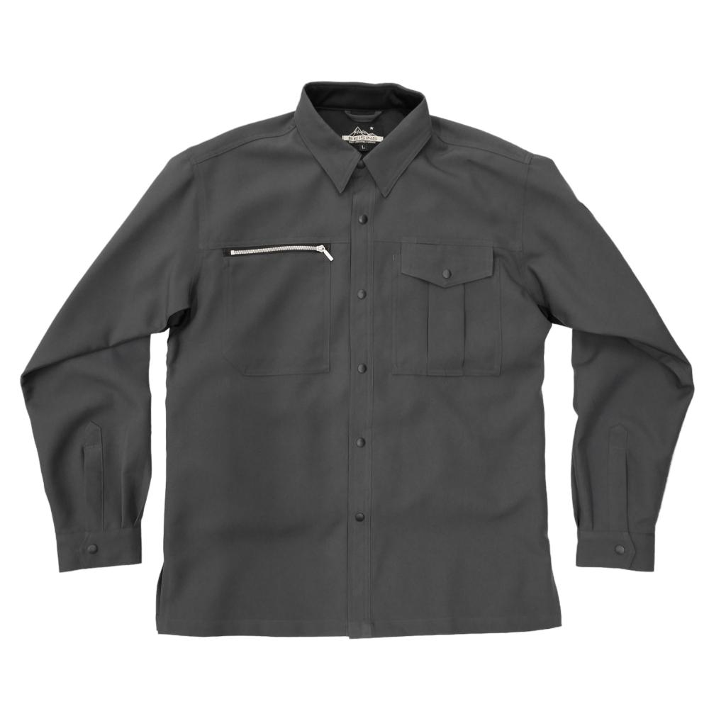 BEISING ドライワークシャツ 長袖 チャコール 3L の通販
