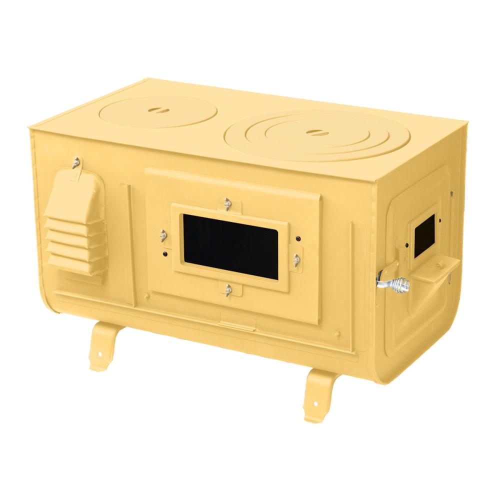 新保製作所 角型3面窓付薪ストーブ FIRE SIDE タイガー