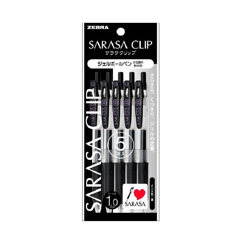 ゼブラ サラサクリップ 1．0 黒 5本入り の通販 | ホームセンター
