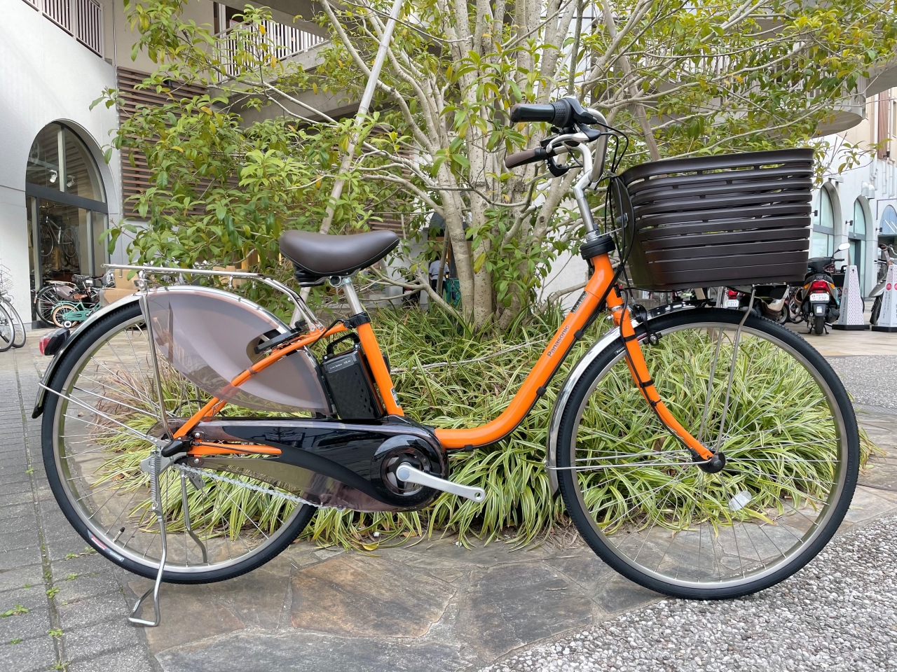 電動自転車 Panasonic Lithium vivi DX オレンジ 97☆ Panasonic ViVi