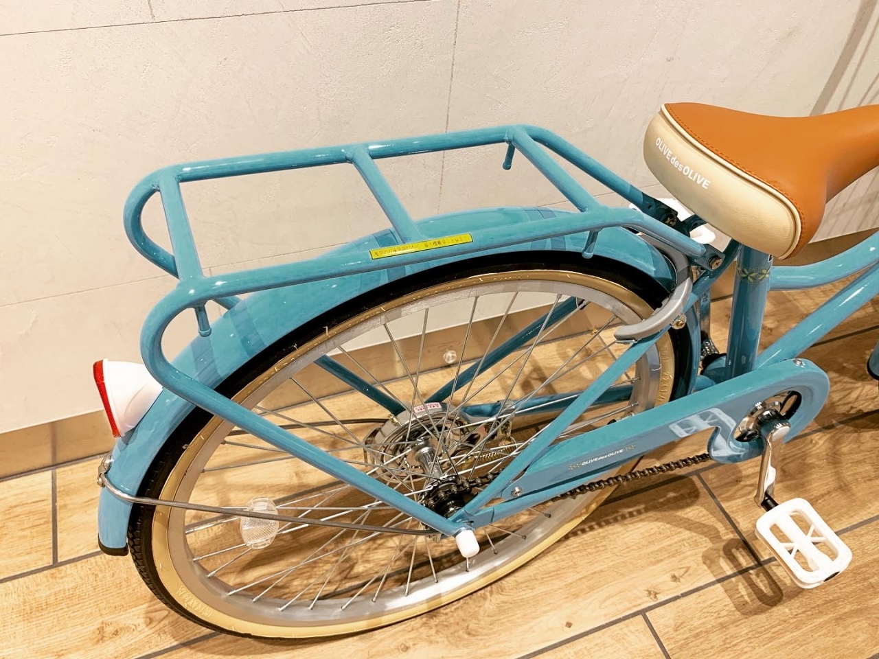 美品⭐子供用女の子 自転車 24インチ オリーブデオリーブ 京都北部