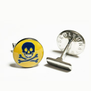 スクルツナ カフリンクス FLEUR DE LYS ブラック SKULTUNA（スクルツナ