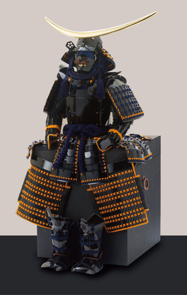 伊達政宗 重要文化財 黒漆五枚胴具足模写具足 No3221 | 五月人形