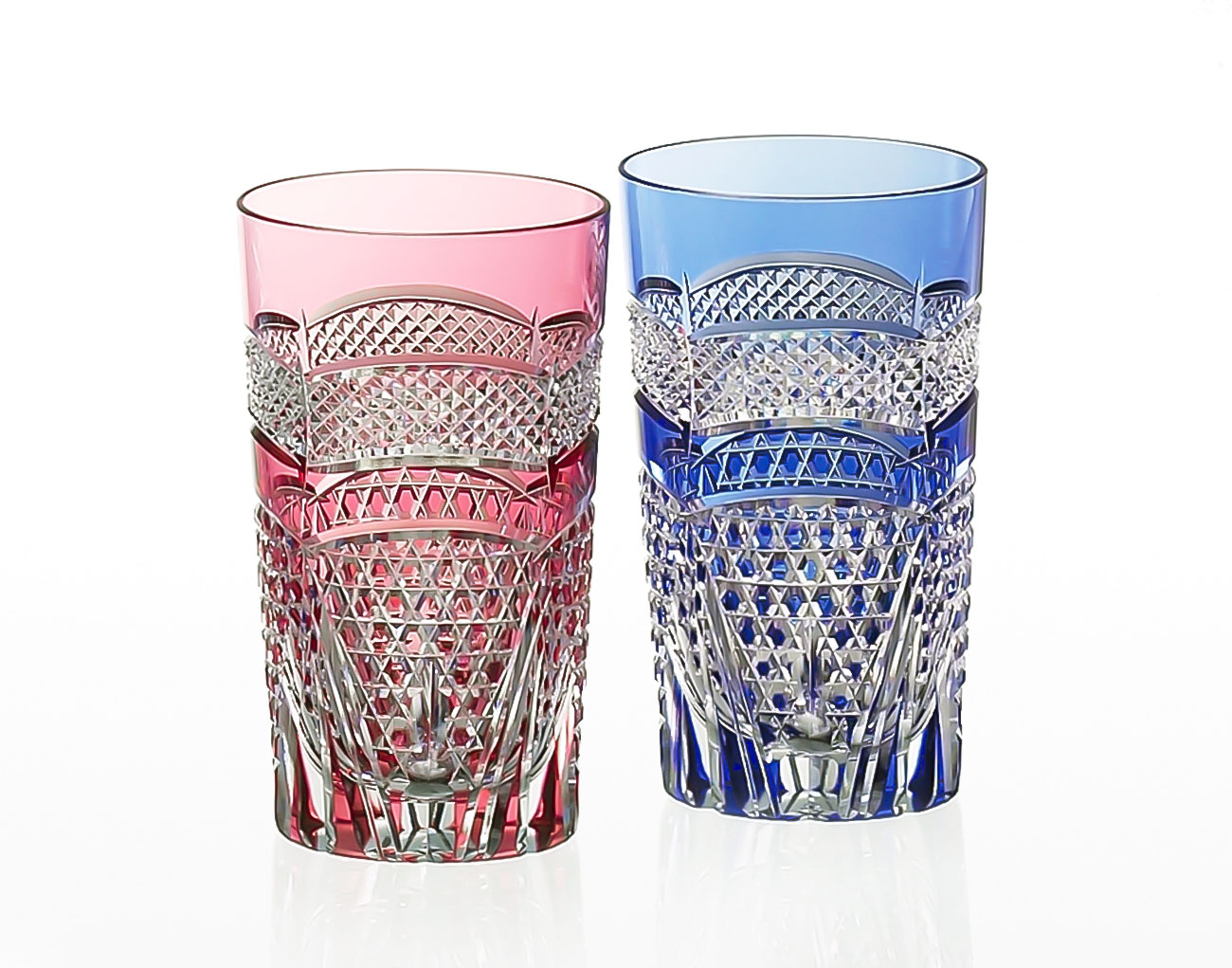 江戸切子 酒器揃＜星花＞ | カガミクリスタル