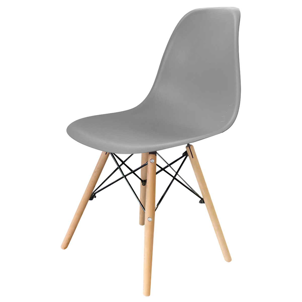 デザインシェルチェアUR 木脚タイプ 幅460 奥行530 高さ800 UR-ECT002