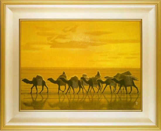 平山郁夫 絵画 流沙浄土変 送料無料 【複製】【美術印刷】【巨匠