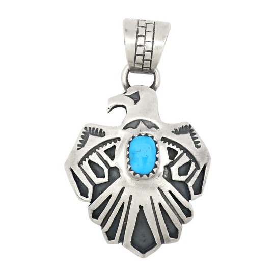 ナバホ族 ペンダントトップ サンダーバード sterling 楽天市場