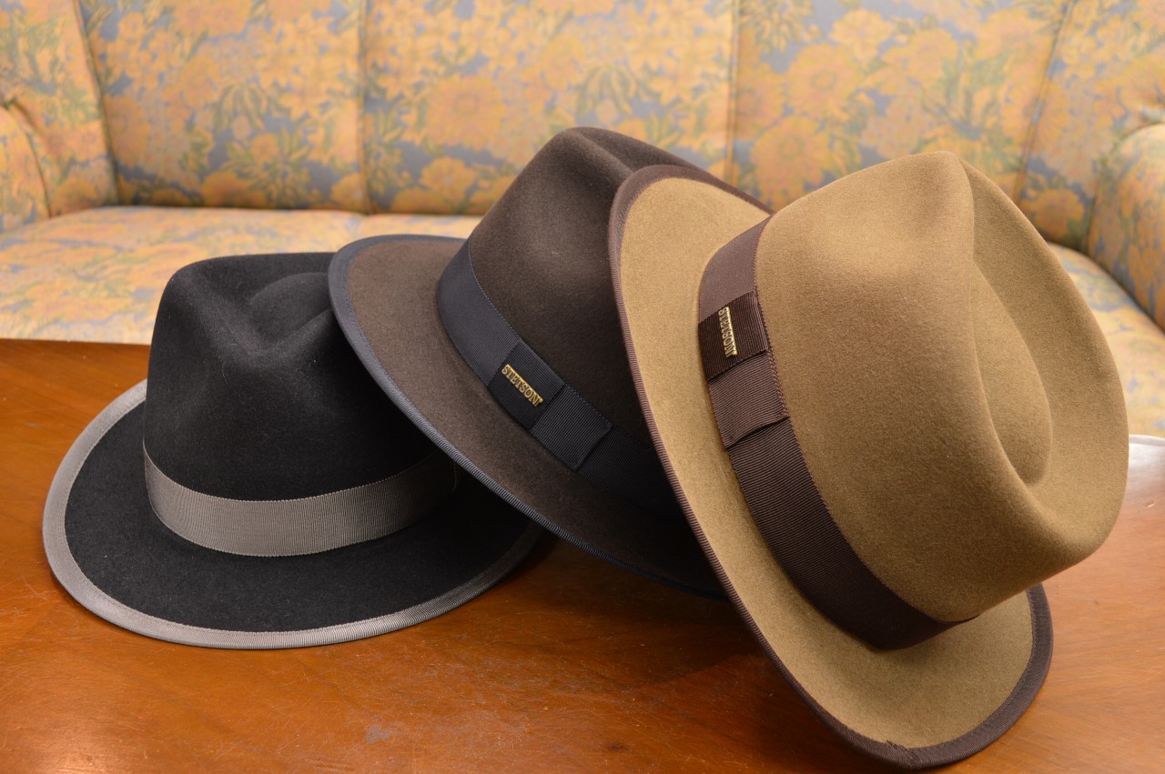 STETSON・京都トミヤ帽子店 ラビットファーフェルトハット ピンチ