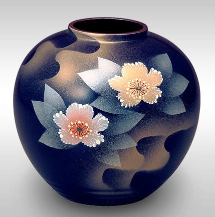 九谷焼 旭山 花器 新品・未使用 箱付き‼️ 九谷焼 旭山 花器 新品・未