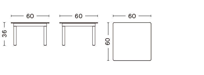 KOFI / L60 x W60 x H36 cm - テーブル | 【公式】HAYオンラインストア
