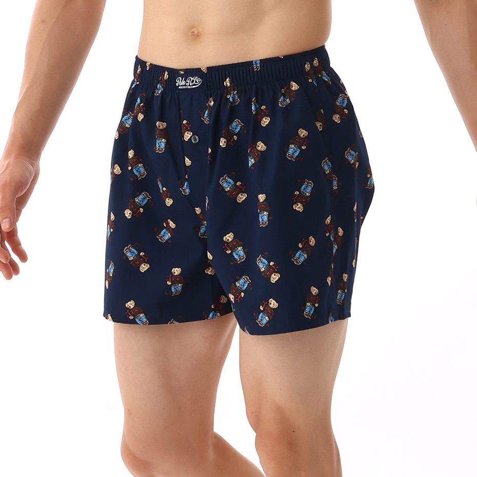 トランクス ホリデーベアプリント ネイビー | ポロ ラルフ ローレン