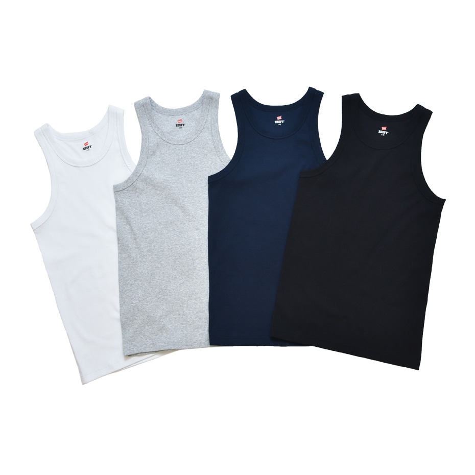 ビーフィーリブタンクトップ ネイビー | ヘインズの公式通販サイト