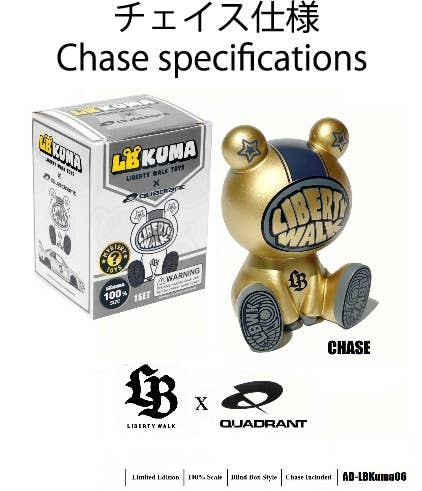 Liberty Walk x Quadrant Collaboration 100percent Kuma Toys | HLJ.com