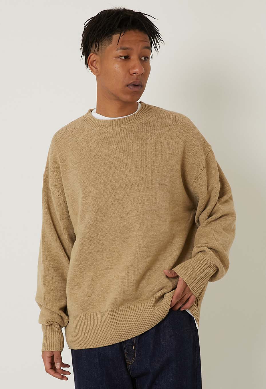 STUDIO NICHOLSON /CORDE 5GG クルーネック ジャンパー | STUDIO