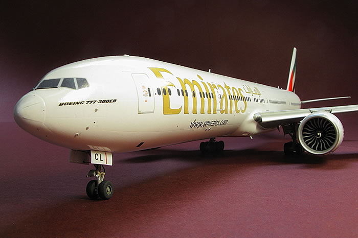 Zvezda 1/144 scale Boeing 777 by Steve Pritchard