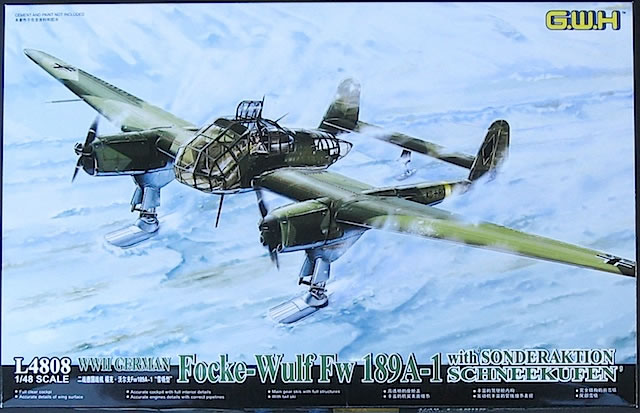 G.W.H kit no. L4808 – Focke-Wulf Fw 189 A-1 with 'Sonderaktion