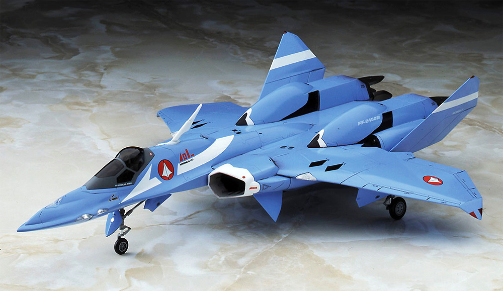 プラモデル完成機 1/72 VF-11Bと、VF-22Sの2機セット プラモデル完成