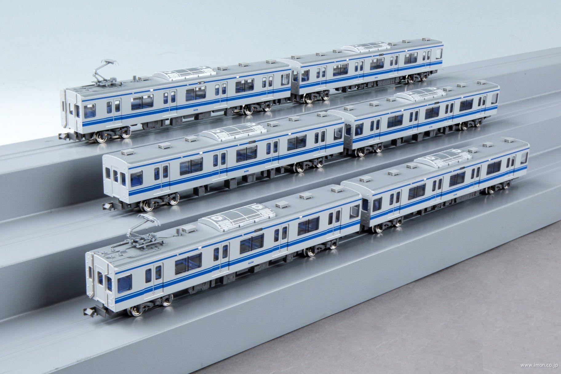 西武 6000系アルミ車 6156編成・シングルアームパンタ 増結6