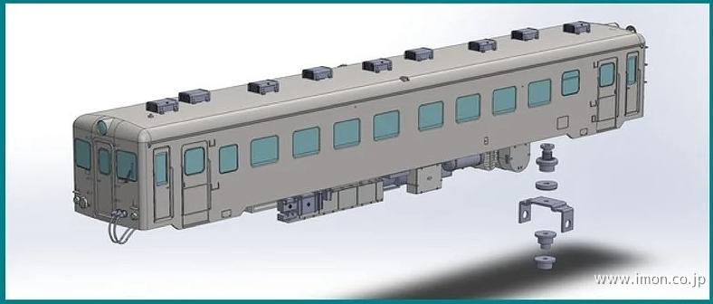 キハ22 後期型 未塗装 Mキット2輌 | 鉄道模型店 Models IMON