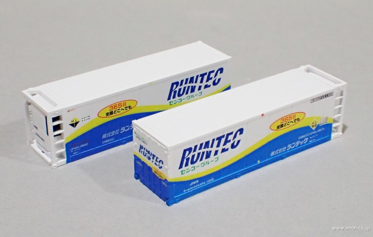 Nゲージ コキ106.107(UF42A-3000コンテナ積 ㈱ランテック)6両 Nゲージ