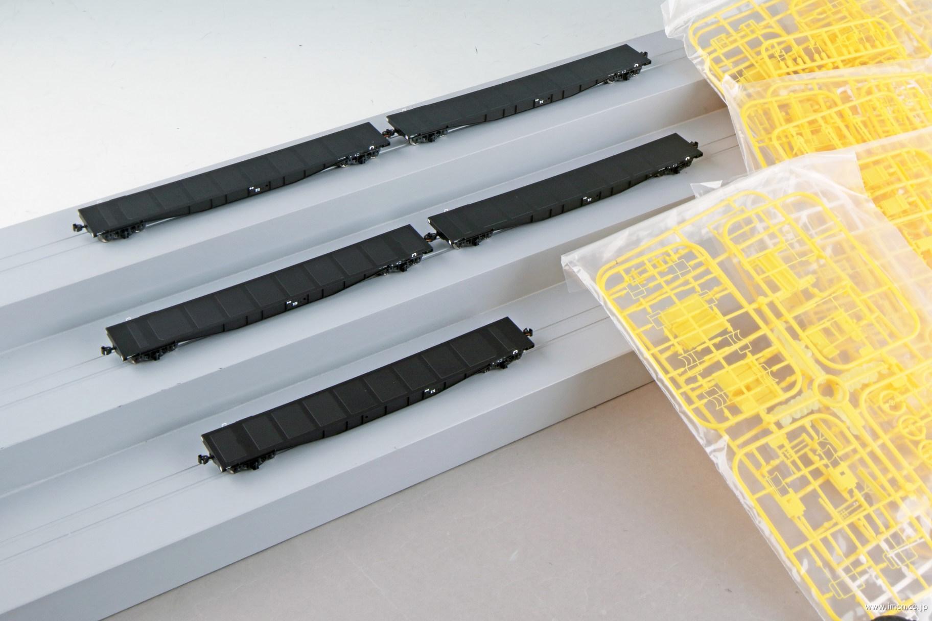 チキ5500ロングレール積載具付基本5両 チキ塗装：黒 | 鉄道模型店
