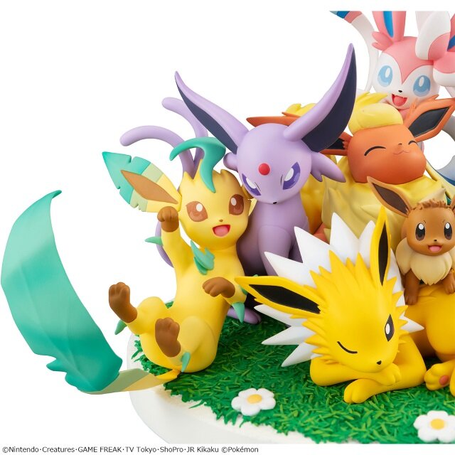 ポケモン』イーブイを始めとする“ブイズ”9匹が勢揃いでフィギュア化